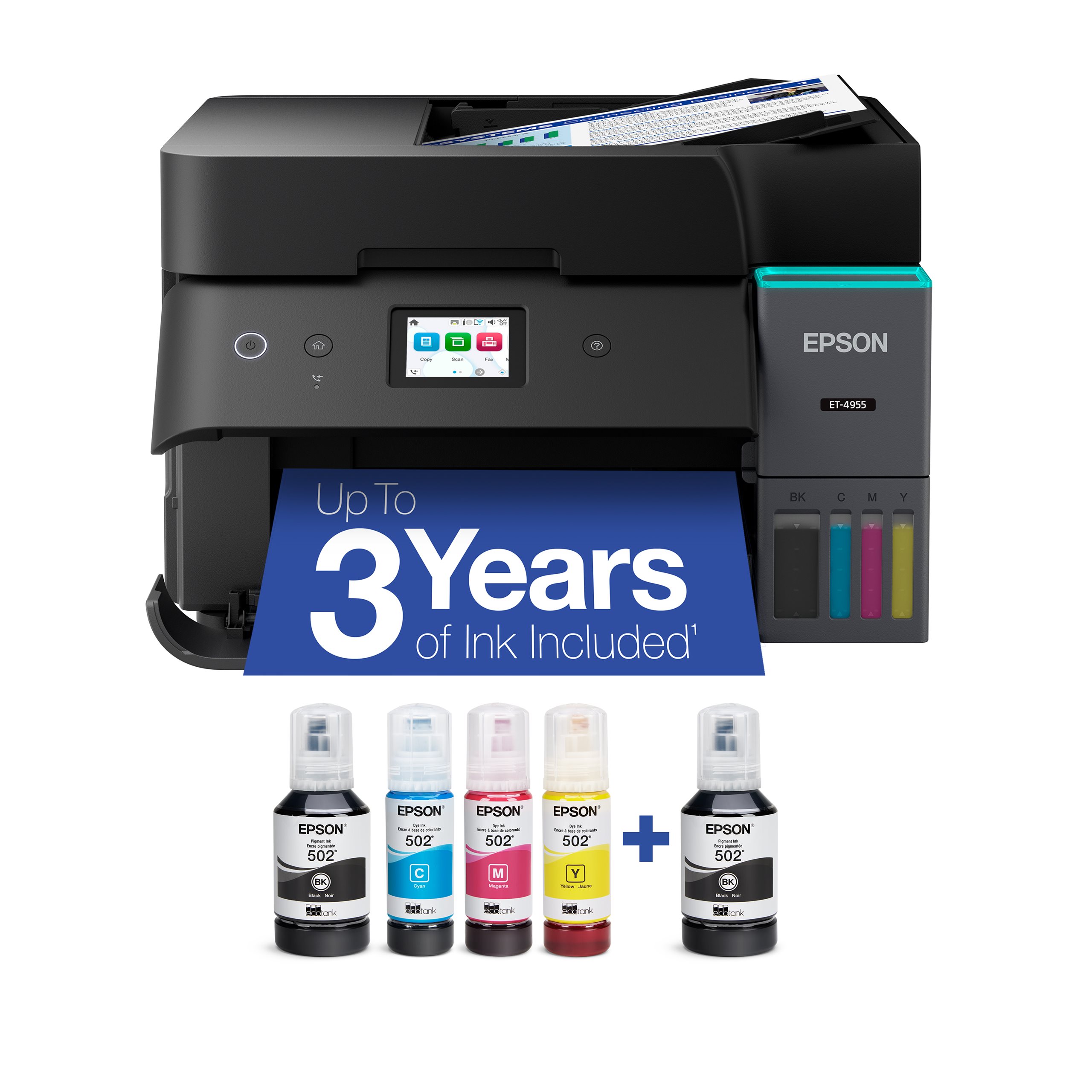 slide 1 of 7, show larger image, ecotank et-4955 printer